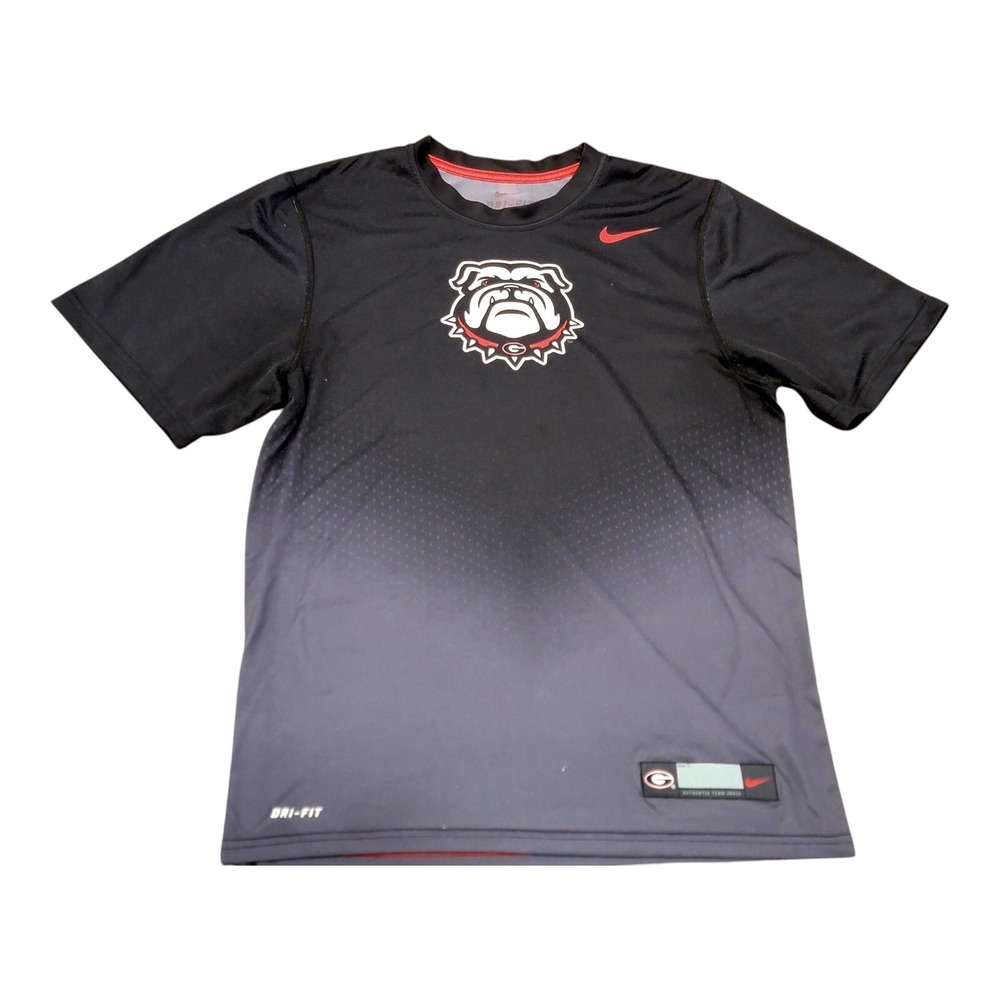 Nike Georgia Bulldogs Football Team Issued Dri-FIT Training Shirt Menโs Small